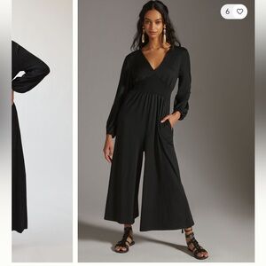 Anthro Hutch V neck jumpsuit
